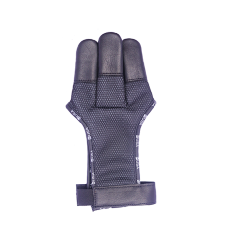 Archery Shooting Glove Fabric With Leather Tips